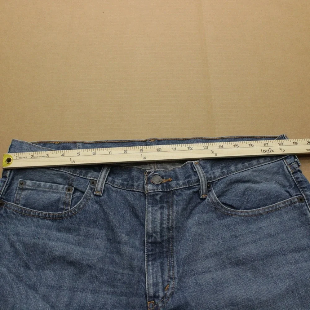 Levis 559 NEW Relaxed Straight Fit Jeans Mens 36x30 Medium Wash Denim Stretch